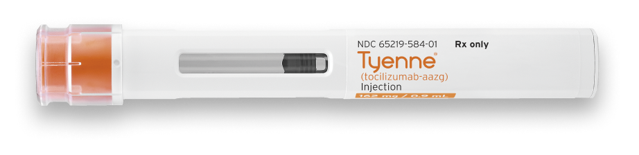 TYENNE subcutaneous autoinjector